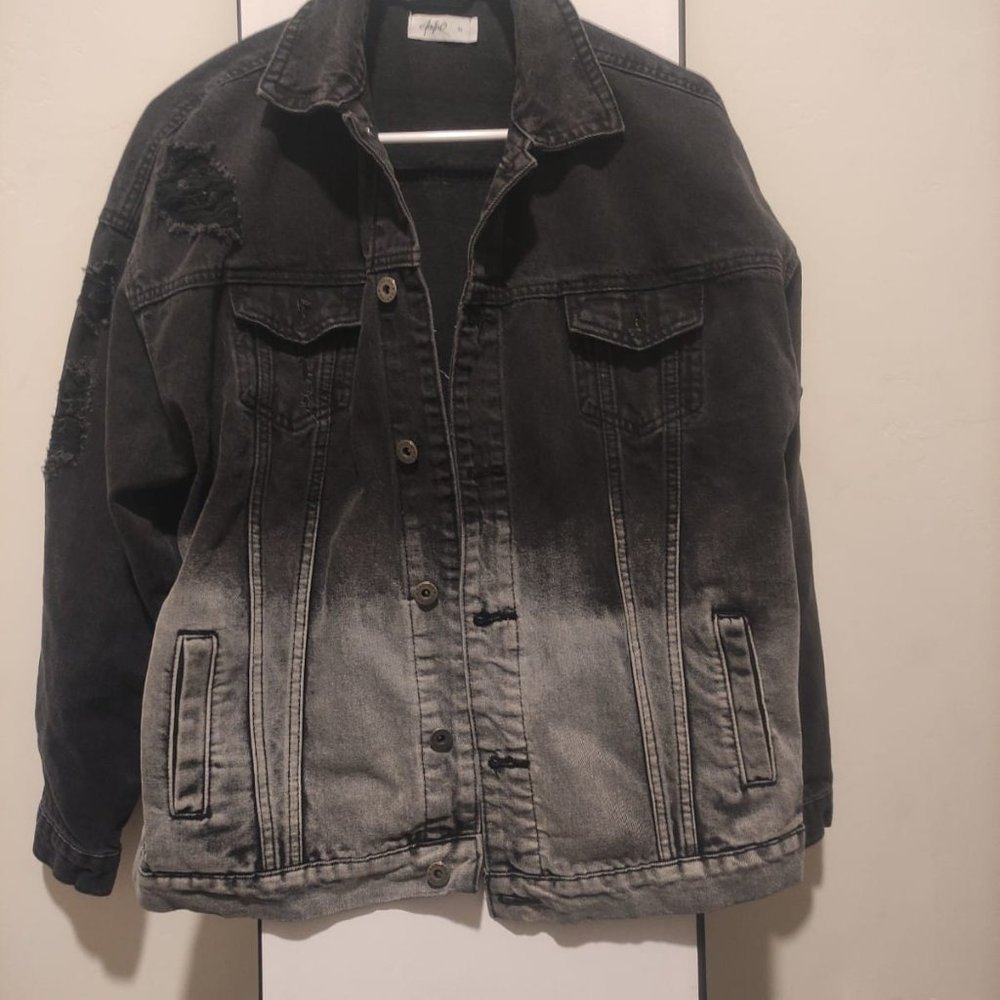 black denim jacket